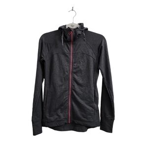 Rab Jacket Womens‎ XS Gray Top Out Hoody Full Zip Stretch Terry Outdoor